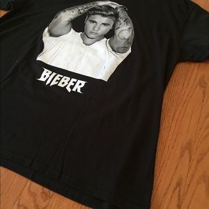 Shirts - New Justin Bieber shirt black XL Men’s NWT Shirts - New Justin Bieber shirt black XL Men’s NWT
